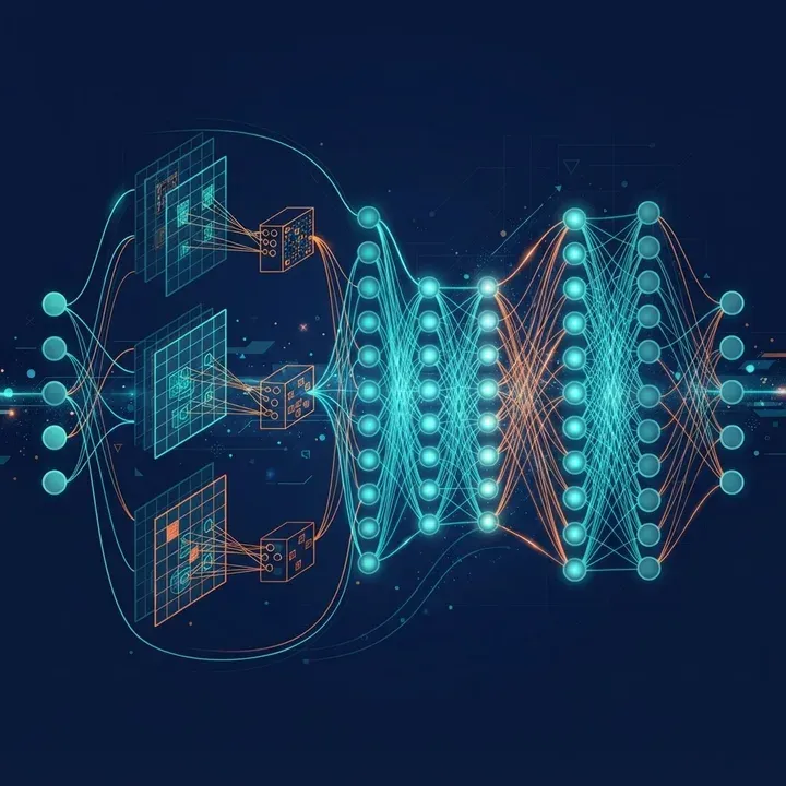 Deep learning neural networks chapter illustration