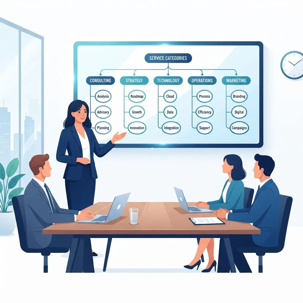 Digital marketing consultant ecommerce category overview diagram