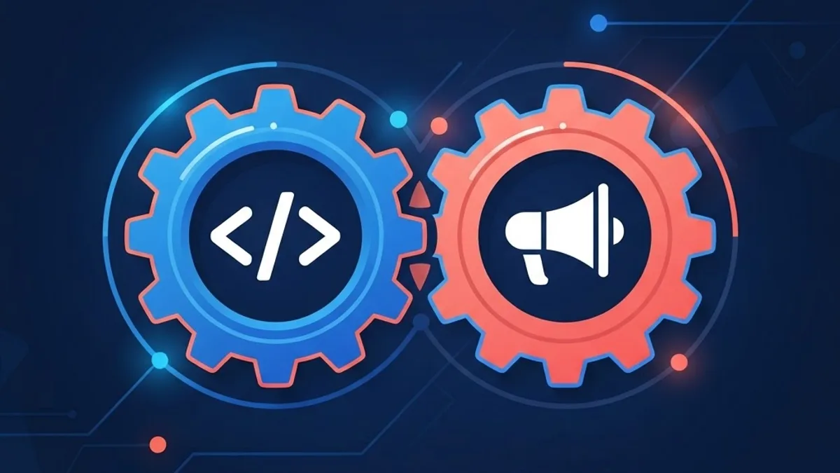 Alignment between development and marketing teams