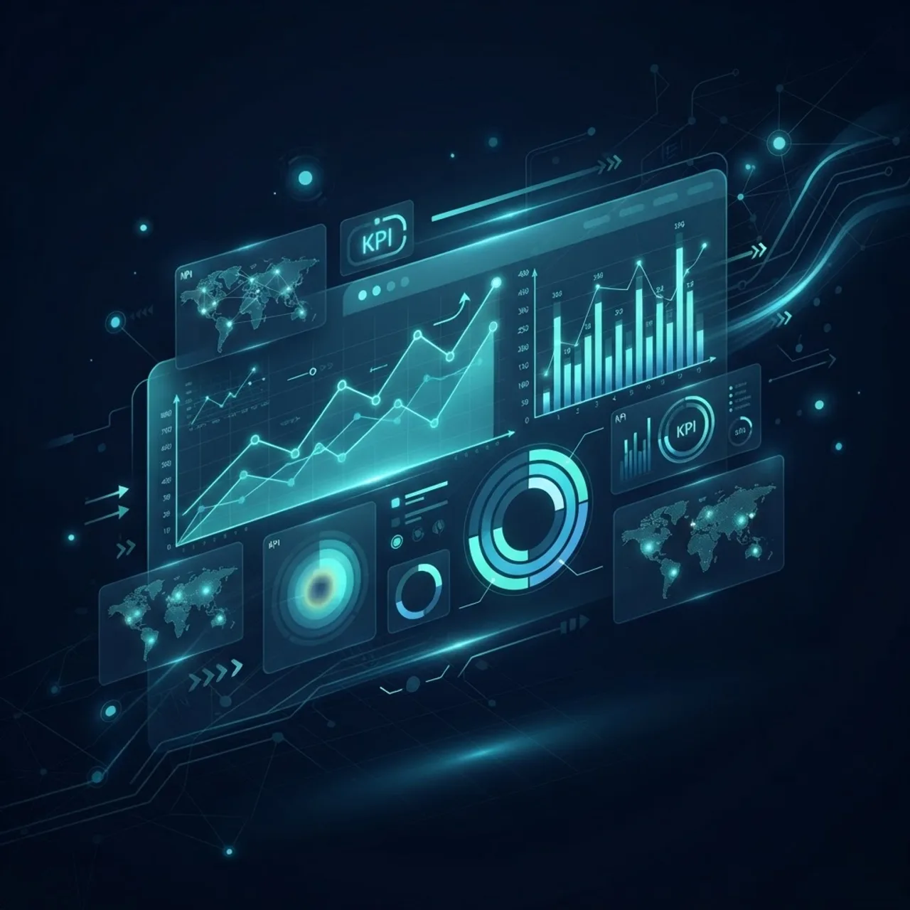 eClerx AI data analytics dashboard