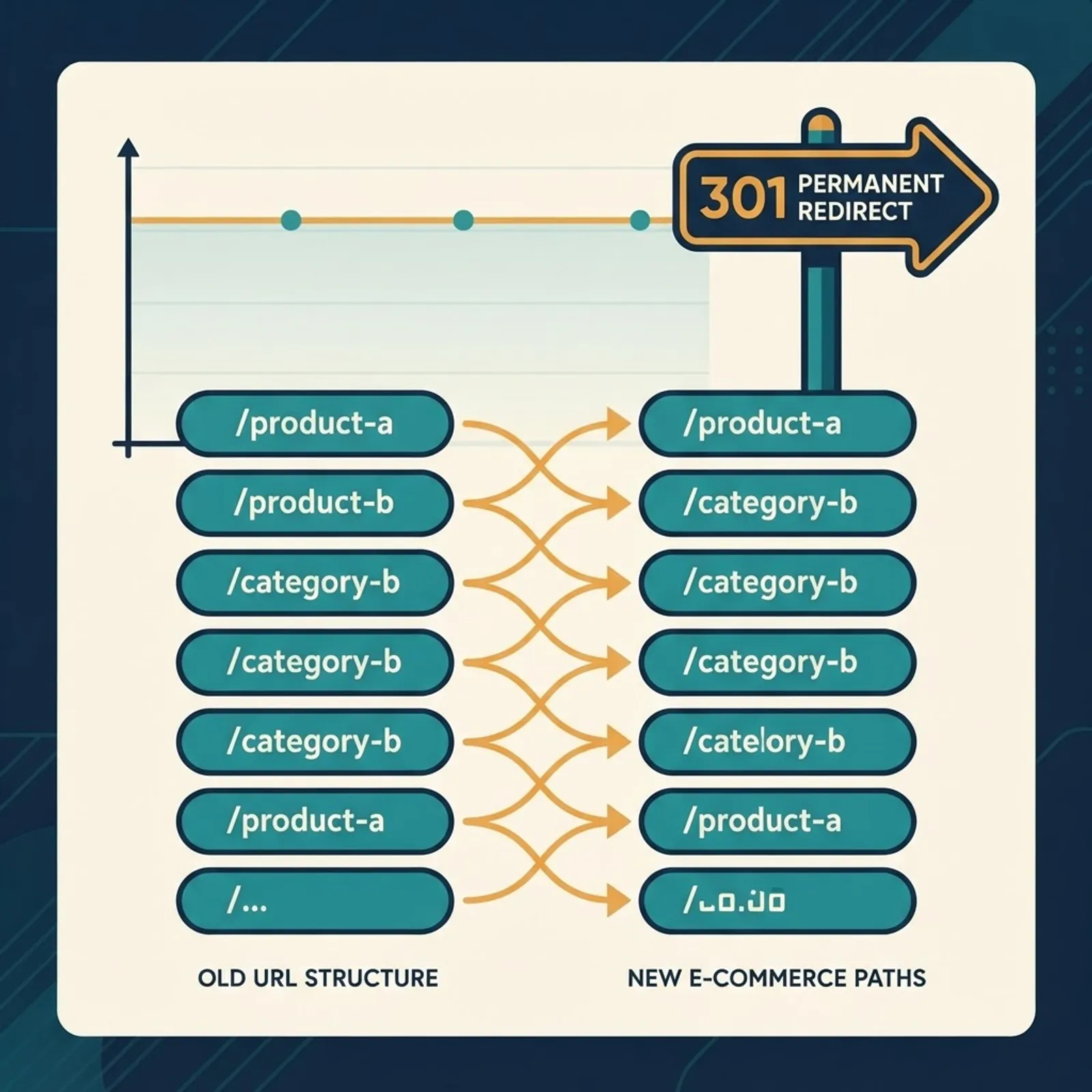 Ecommerce SEO URL redirect mapping for migration