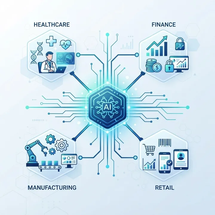 Extended AI applications across business industries