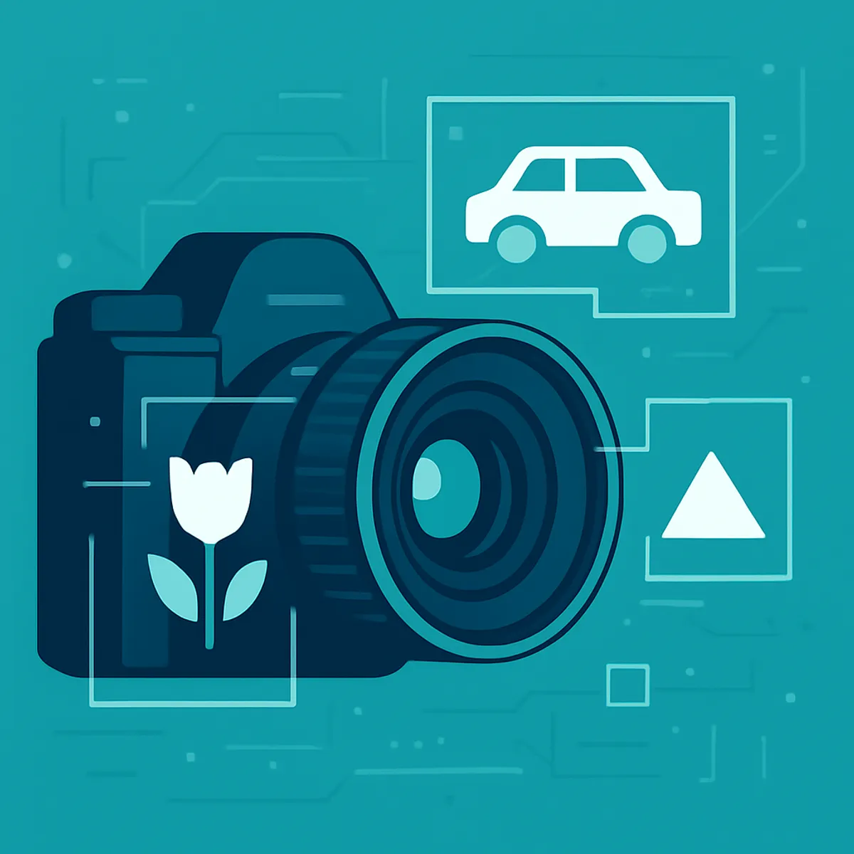 Computer vision technology illustration