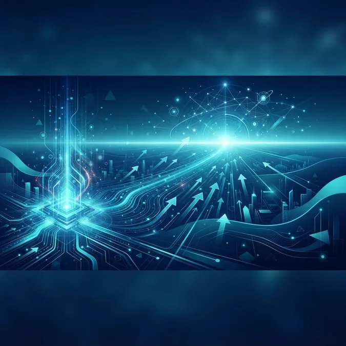 Future of artificial intelligence trends illustration
