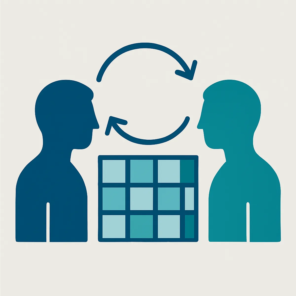 Illustration of game theory and strategic human behavior