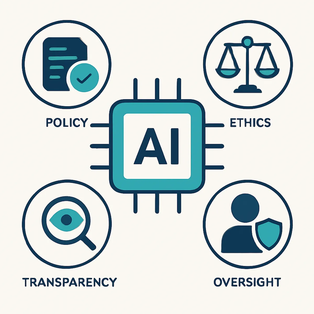 AI governance news overview illustration