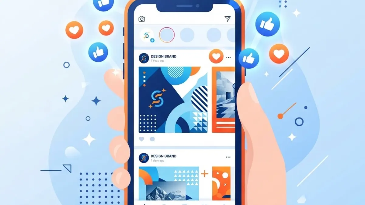 Social media engagement improved by graphic design