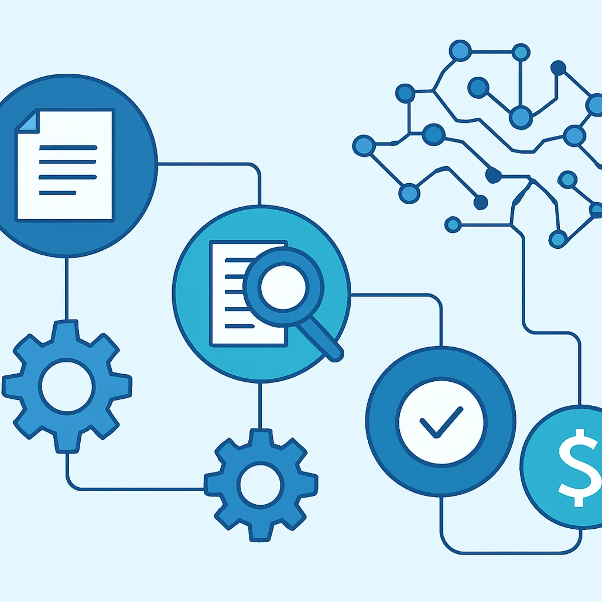 How AI accounts payable automation works step by step