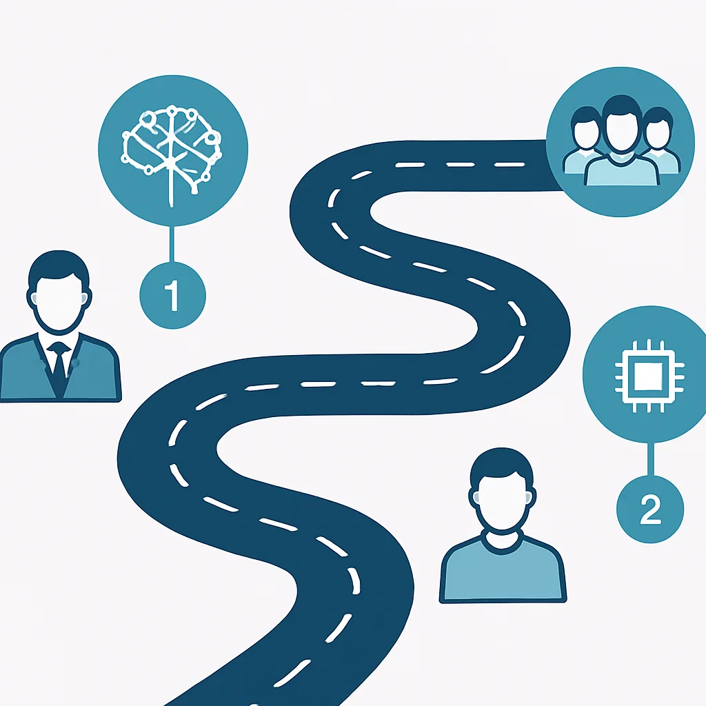 Hybrid AI implementation model roadmap