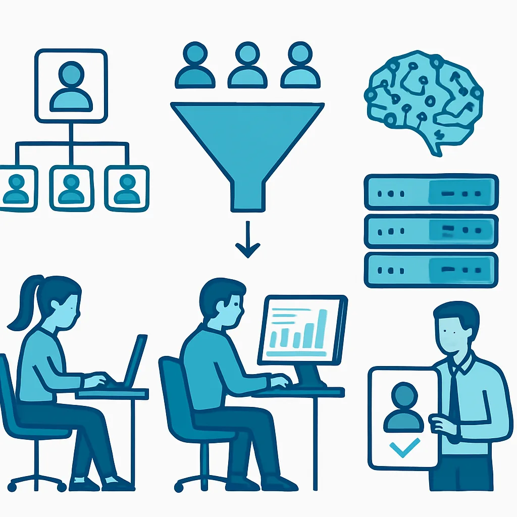 In-house AI team building process
