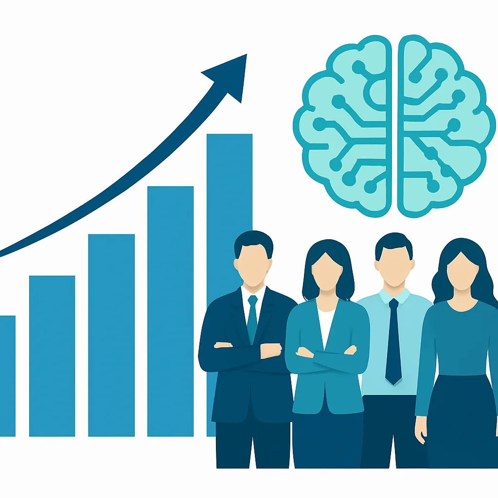 In-house AI team long-term value chart