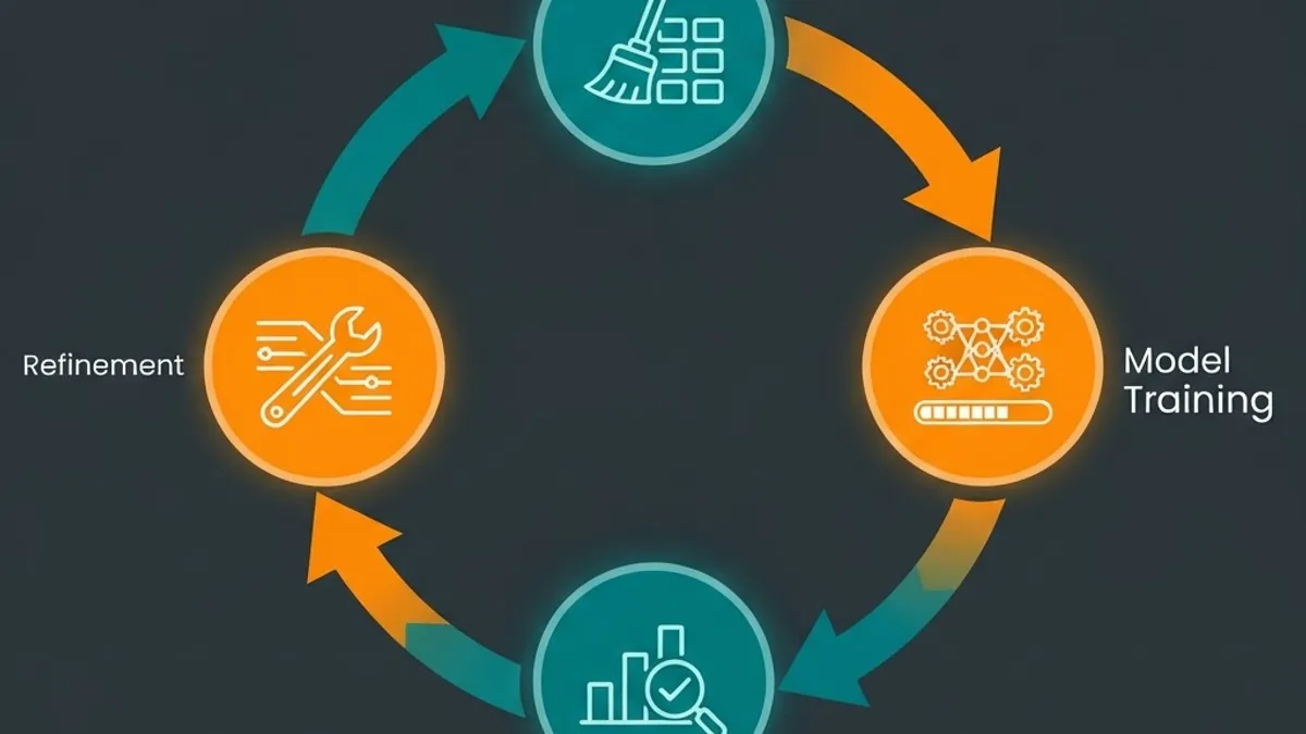 Iterative testing workflow that improves AI model accuracy