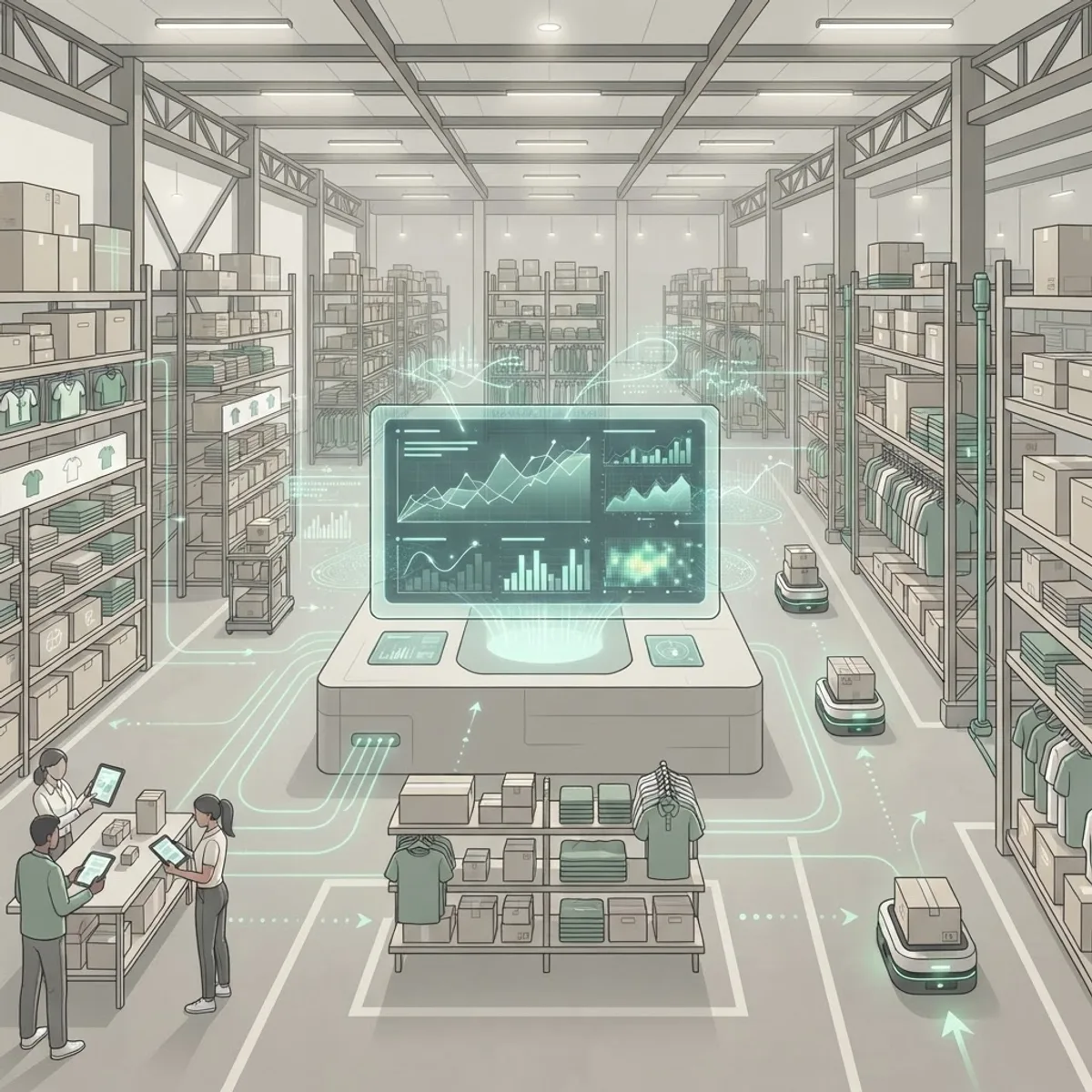 AI supply chain forecasting warehouse