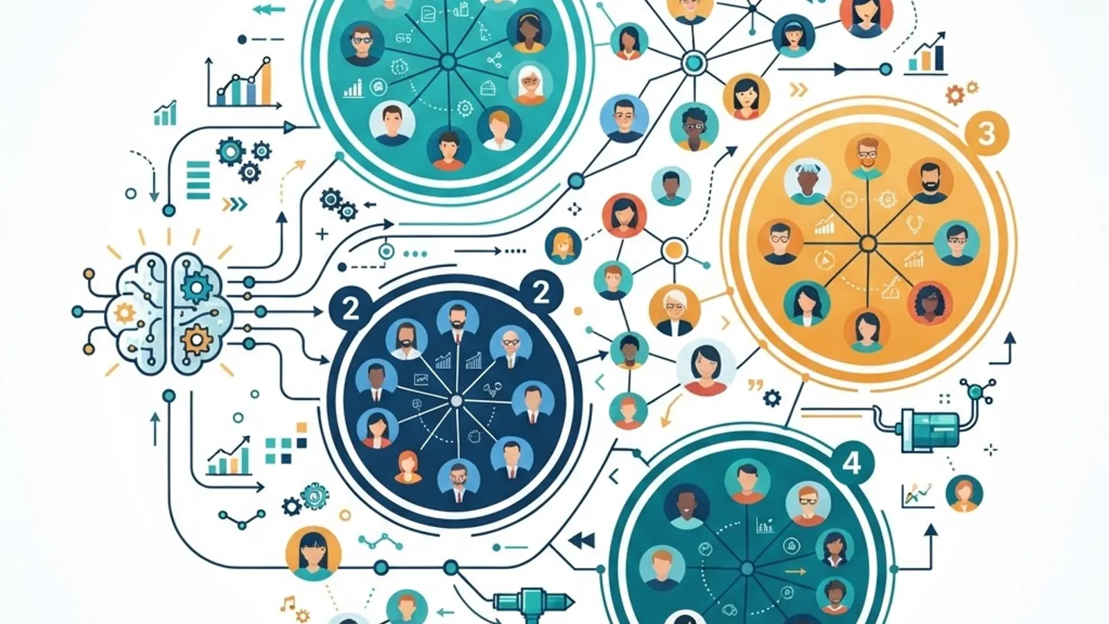Machine learning clustering customers into behavioral segments