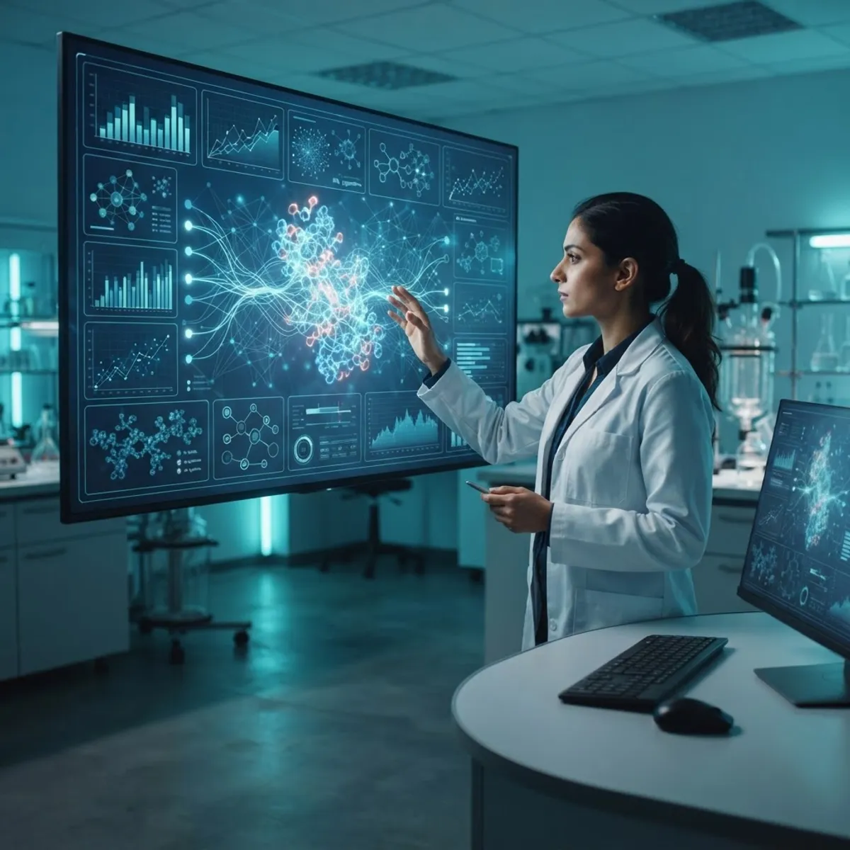 Machine learning analyzing molecular data with charts