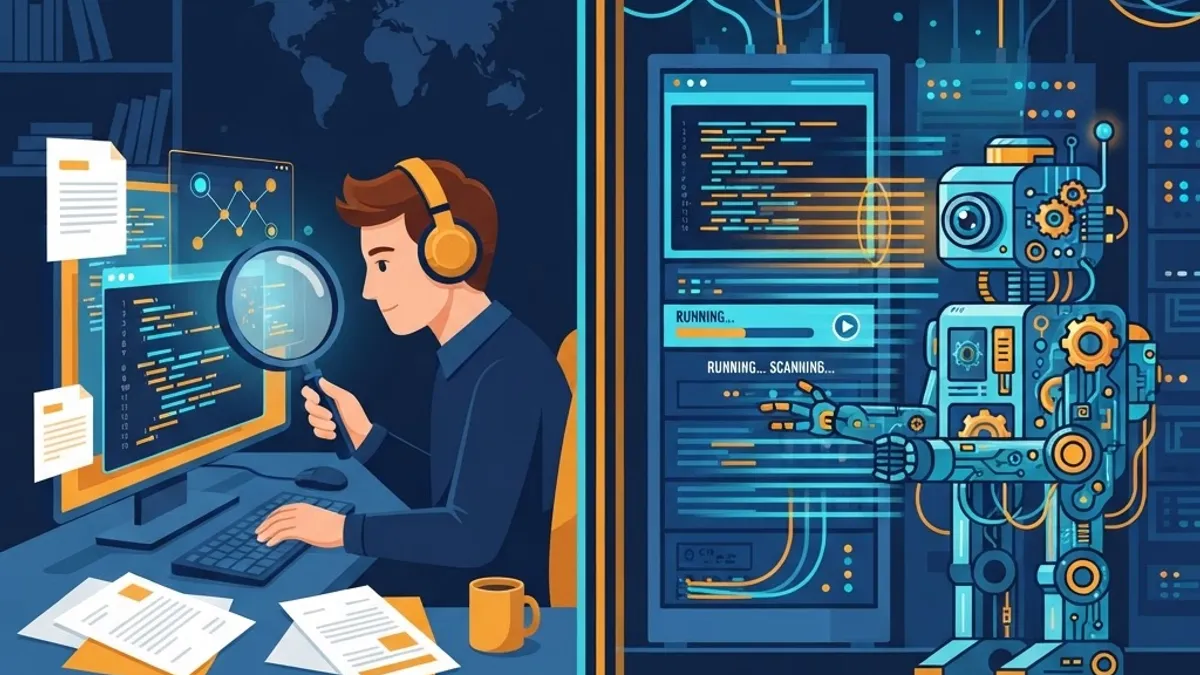 Manual versus automated penetration testing comparison