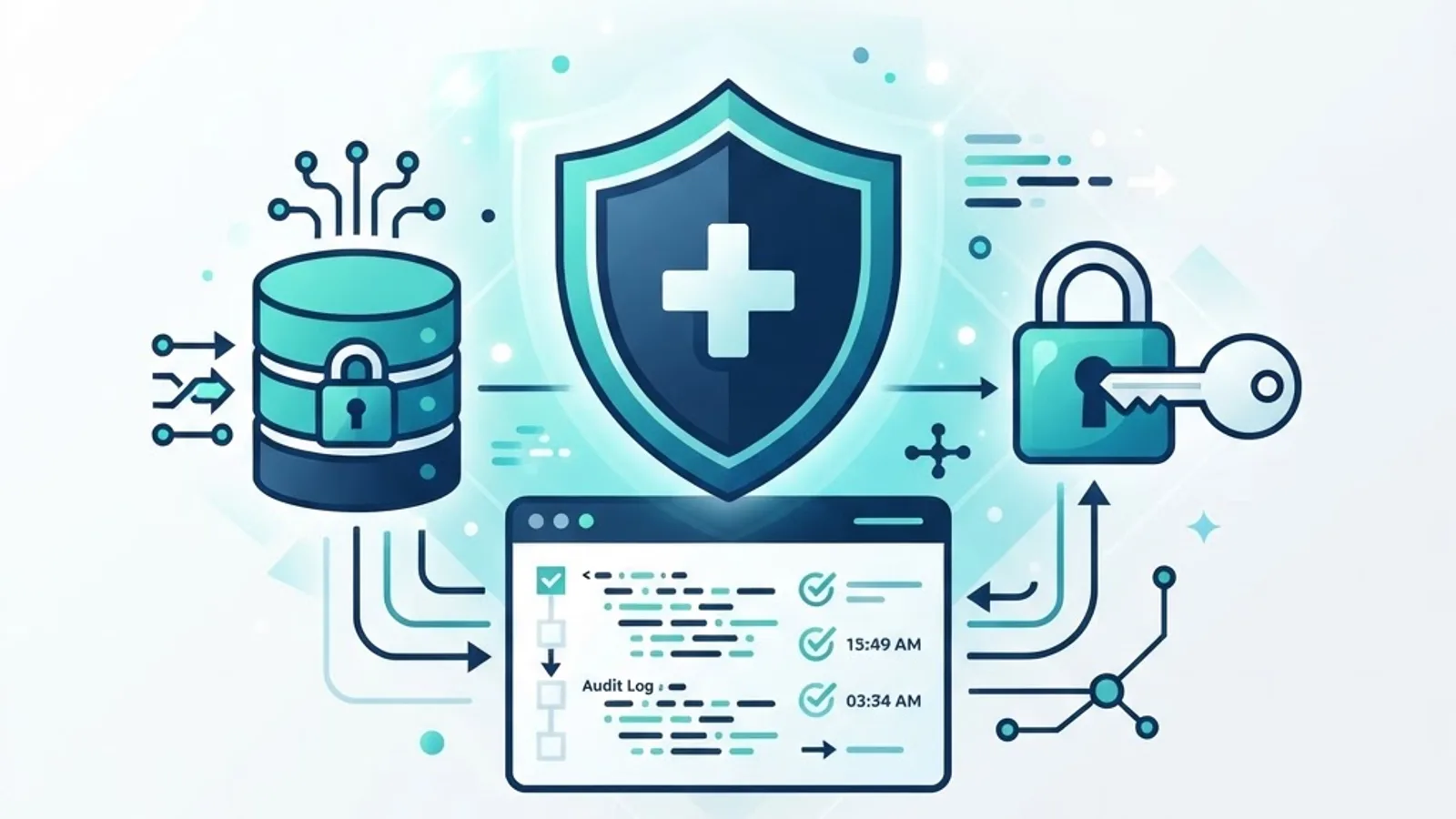 Healthcare data privacy and HIPAA compliance architecture for a mental health app