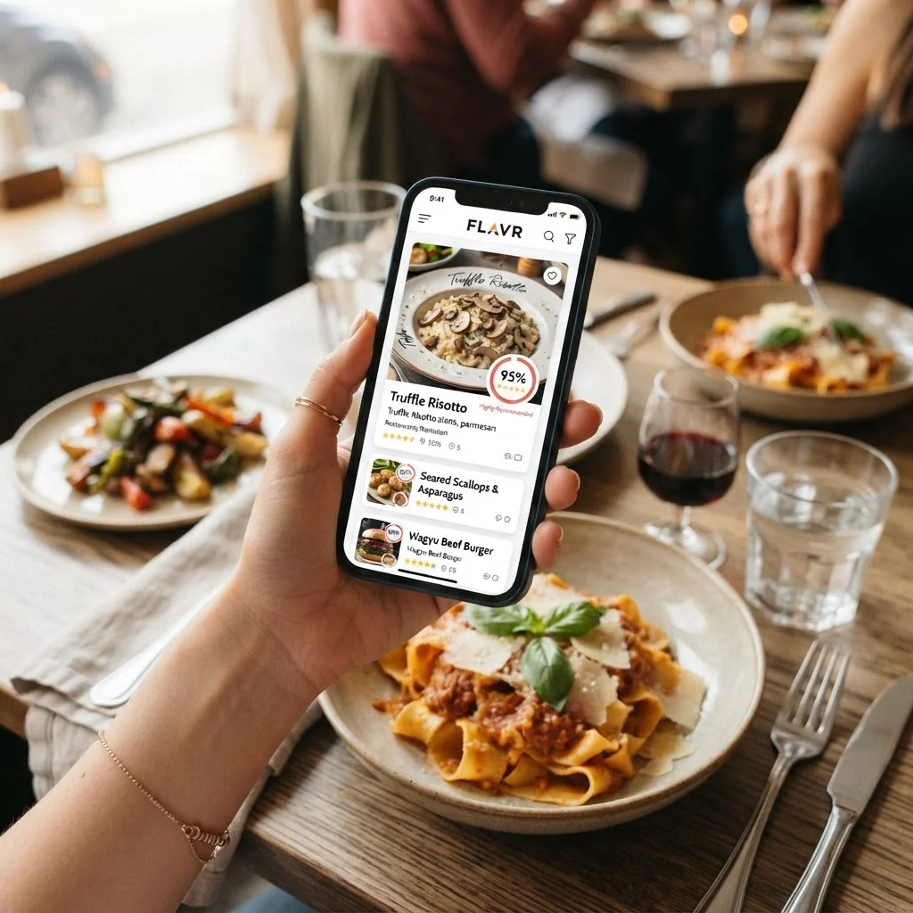 Machine learning powered menu recommendation engine