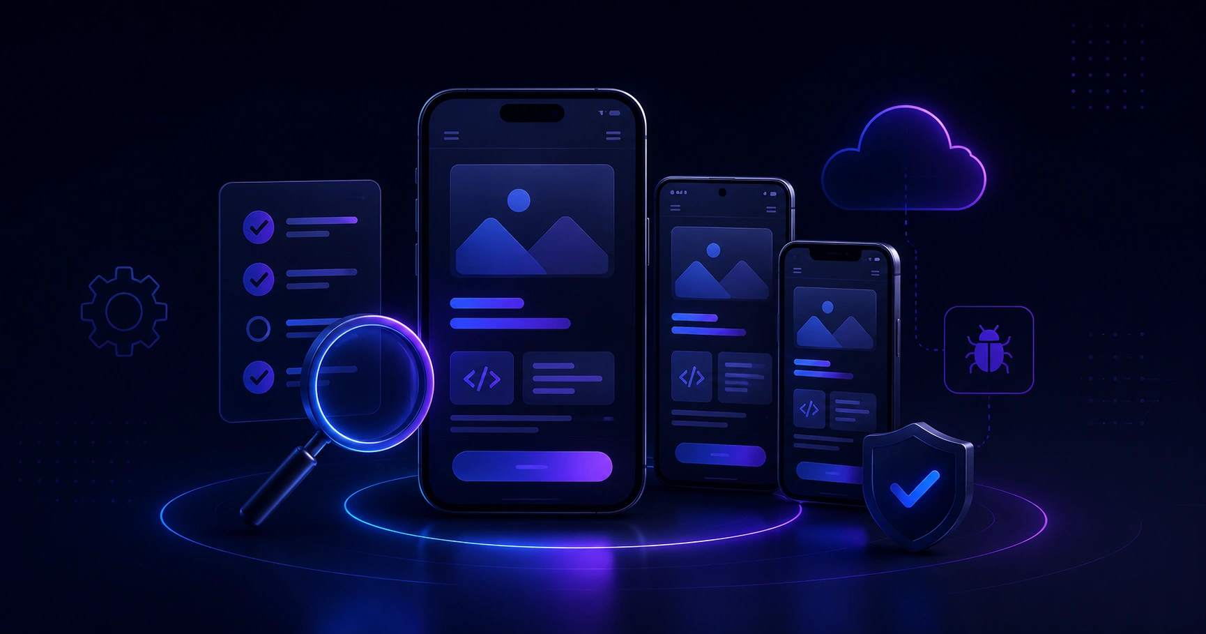 mobile app blog content testing across devices