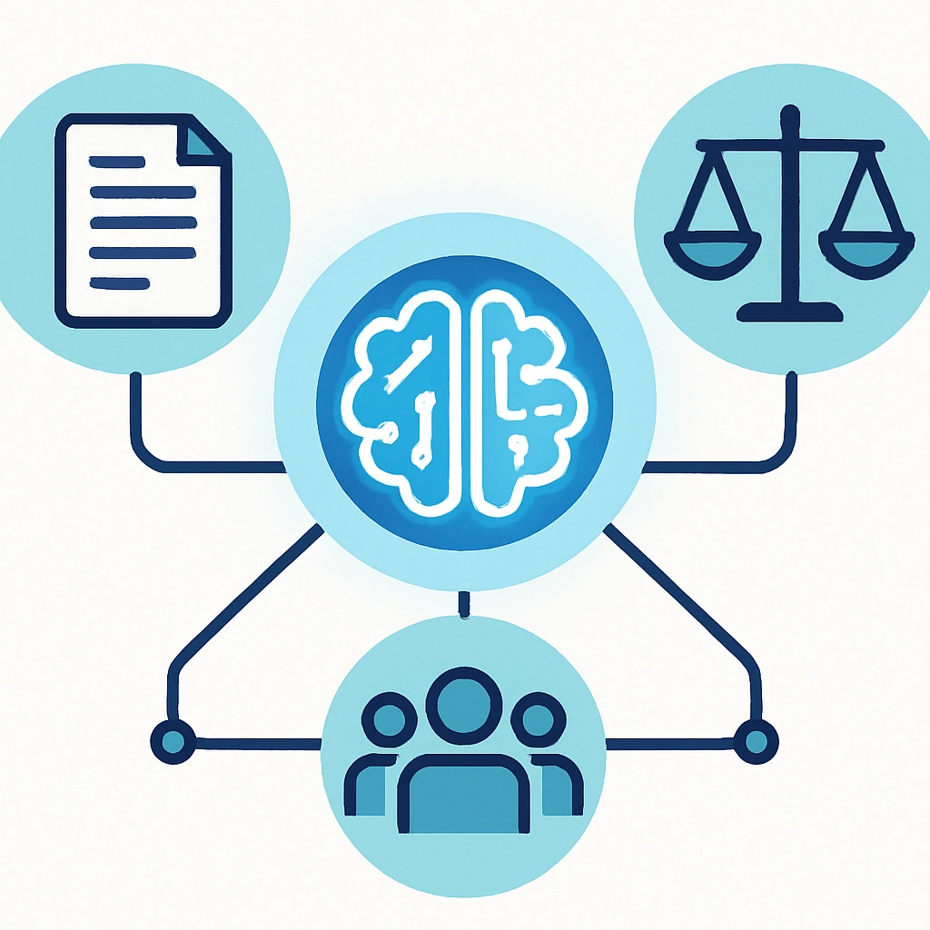 Illustration explaining what the AI advisory committee is