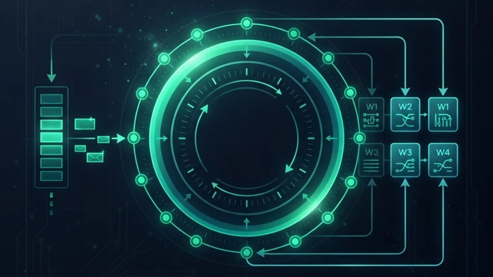 Node.js non-blocking event loop architecture