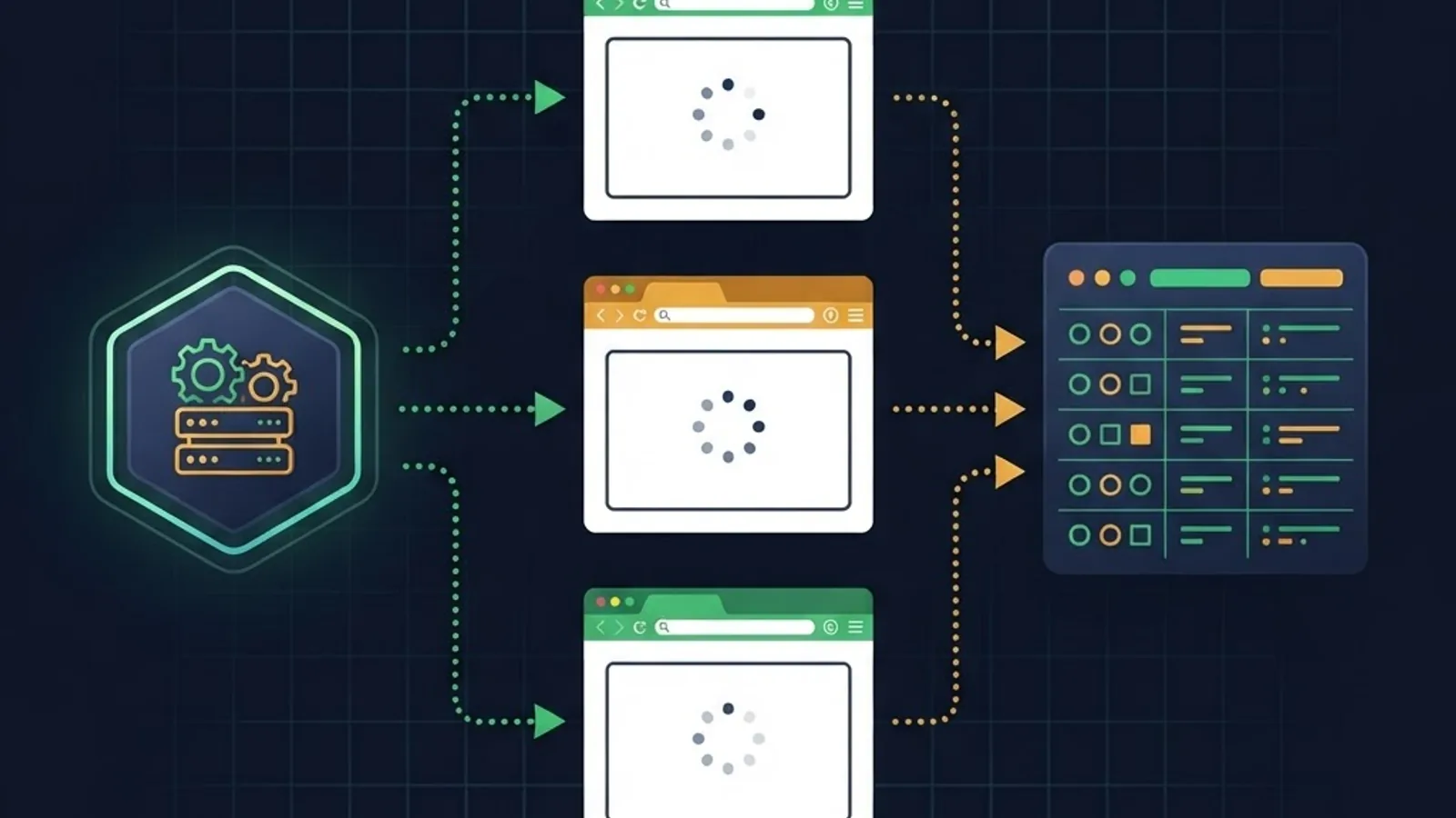 Node.js headless browser scraping workflow