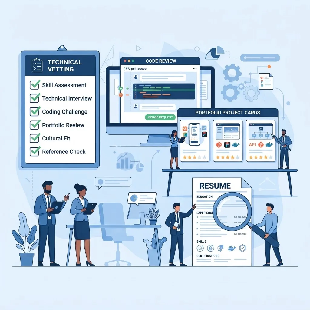 Vendor vetting checklist for outsourced web development