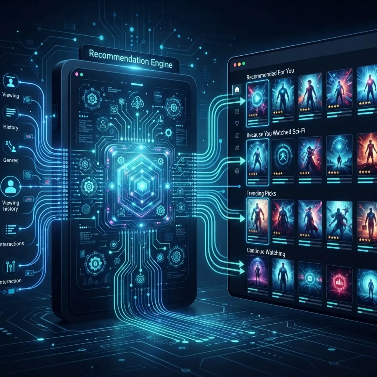 Personalized media recommendation algorithms