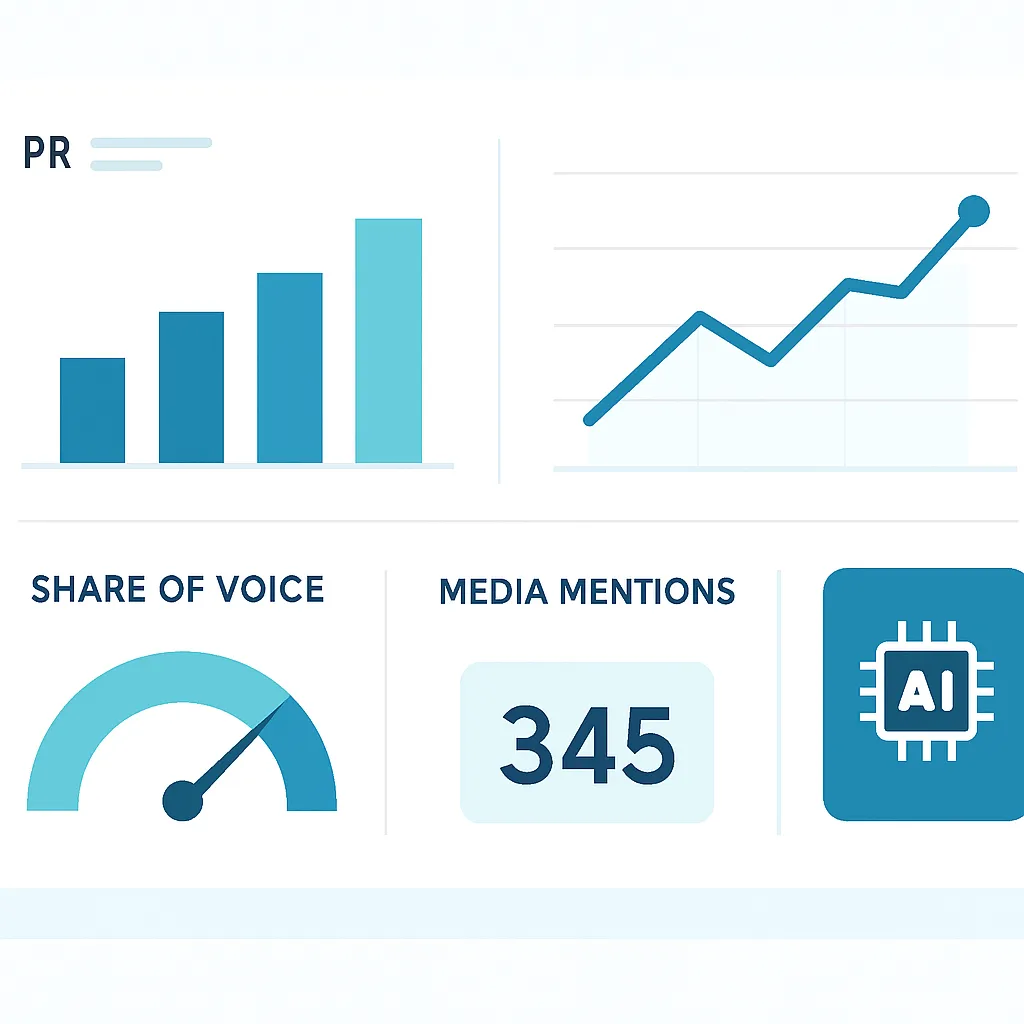 PR metrics and analytics for AI startups