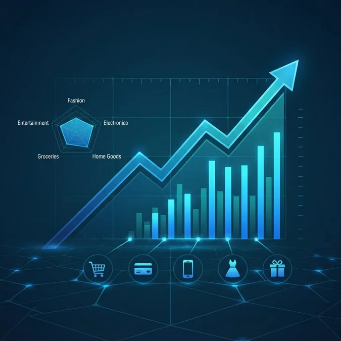 Predictive AI forecasting shopping patterns