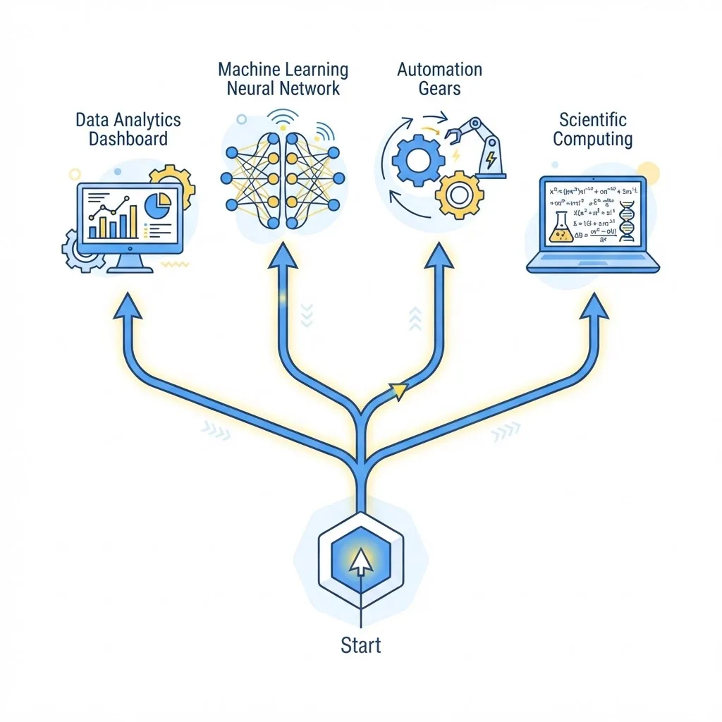 Python career paths in data AI and automation