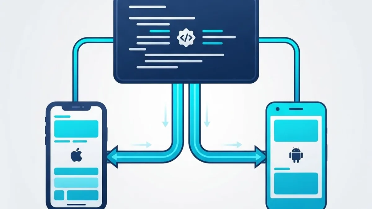 Cross-platform JavaScript architecture diagram