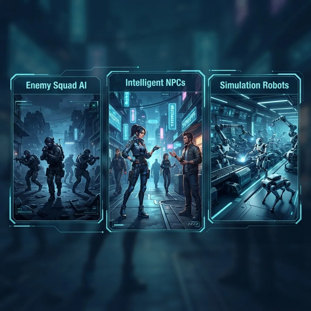 Real-world game AI applications across industries