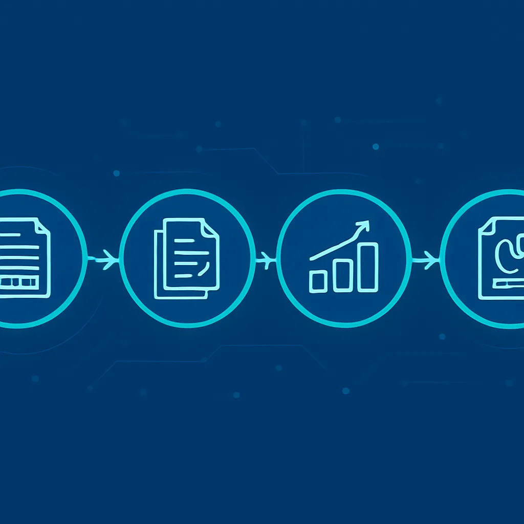 Record to report process workflow stages