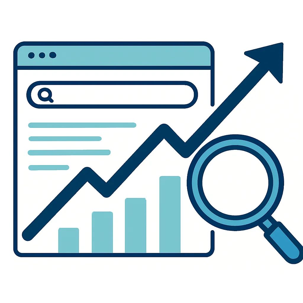 SEO ranking growth results dashboard