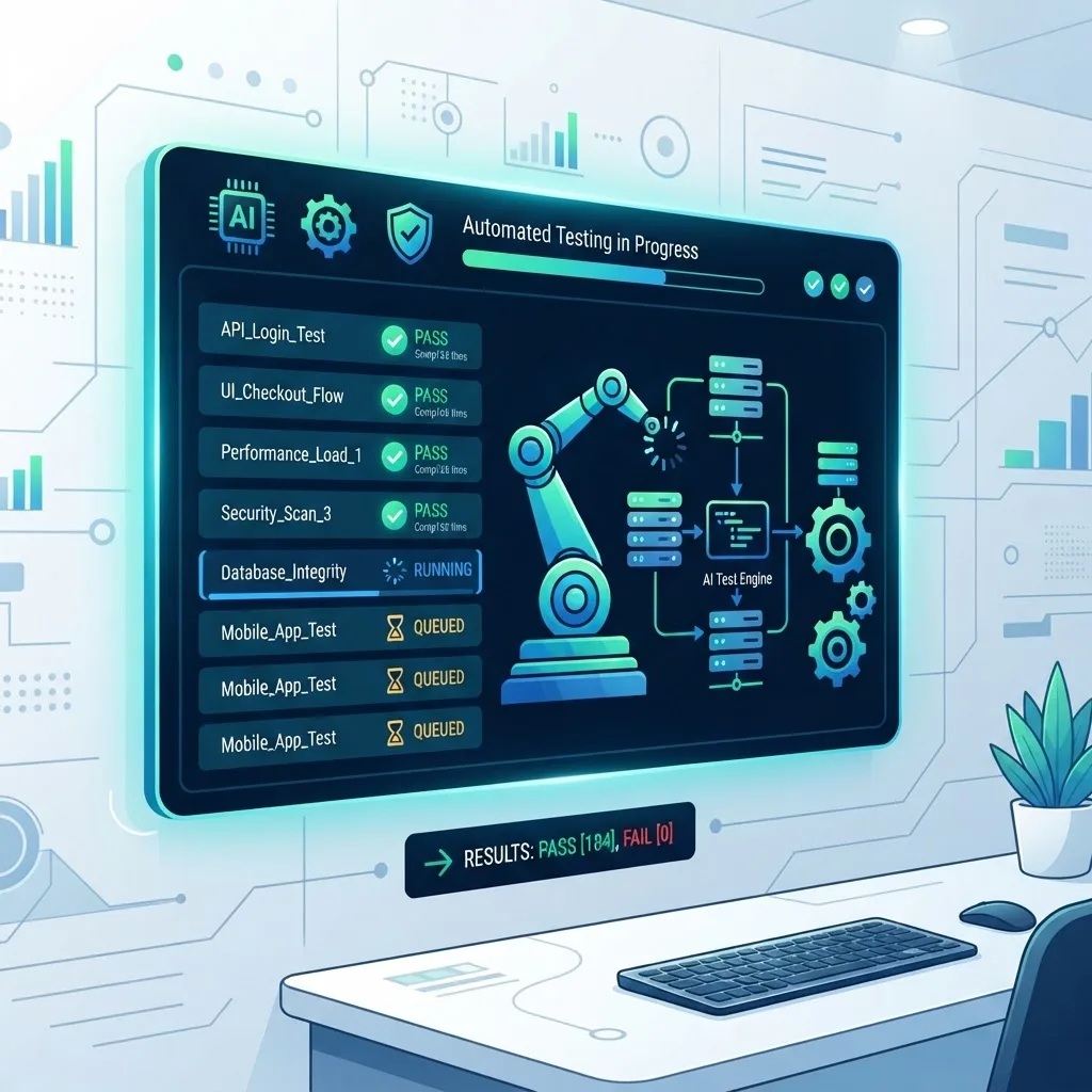 AI powered Selenium automation testing dashboard