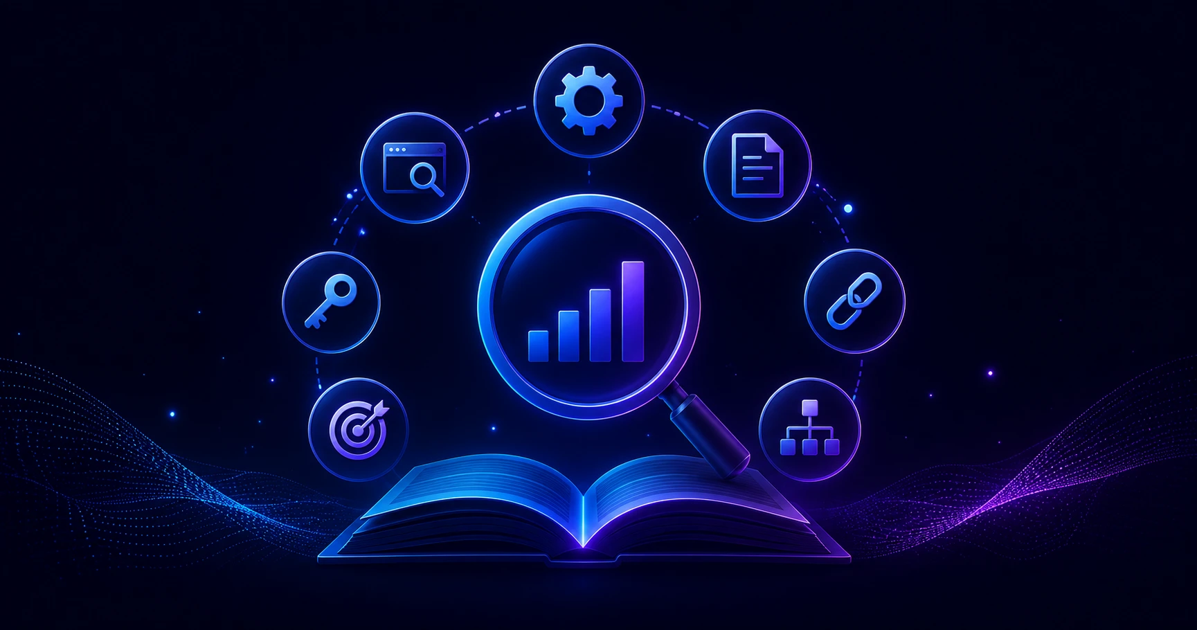 SEO glossary terms overview with domain authority and backlinks explained