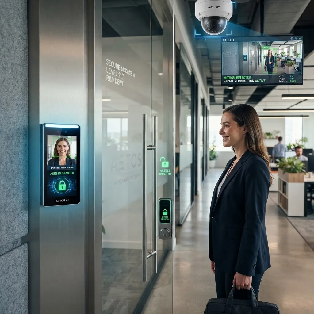 AI-powered smart office security and access control