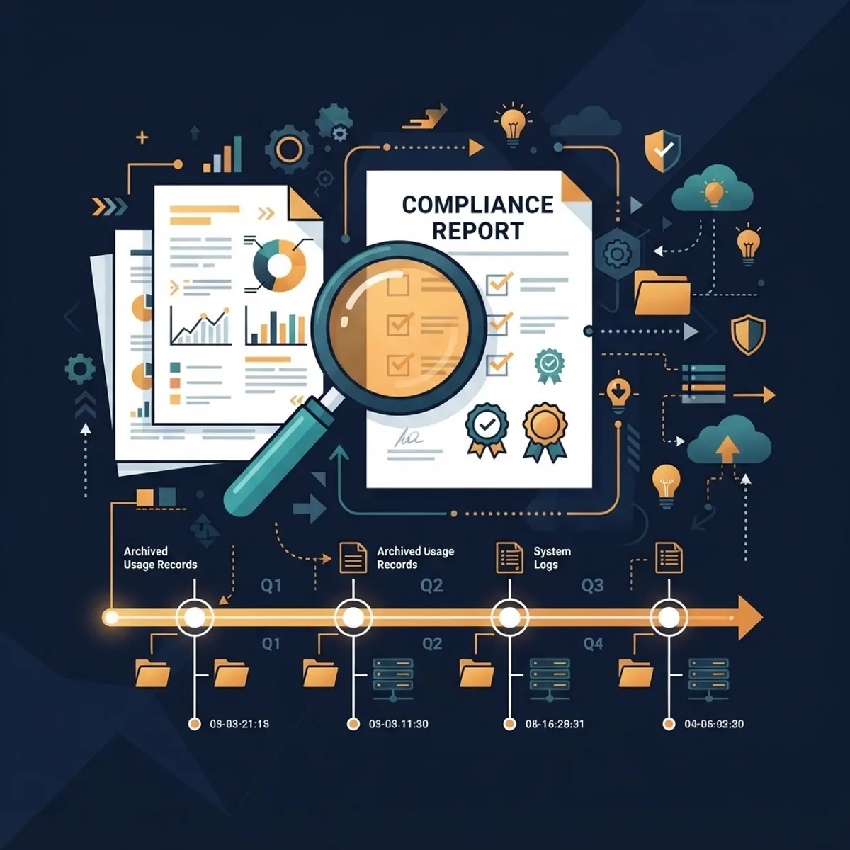 Snow metering reporting and audit readiness