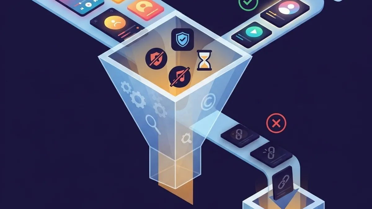 Streaming platform moderation and AI music policy funnel