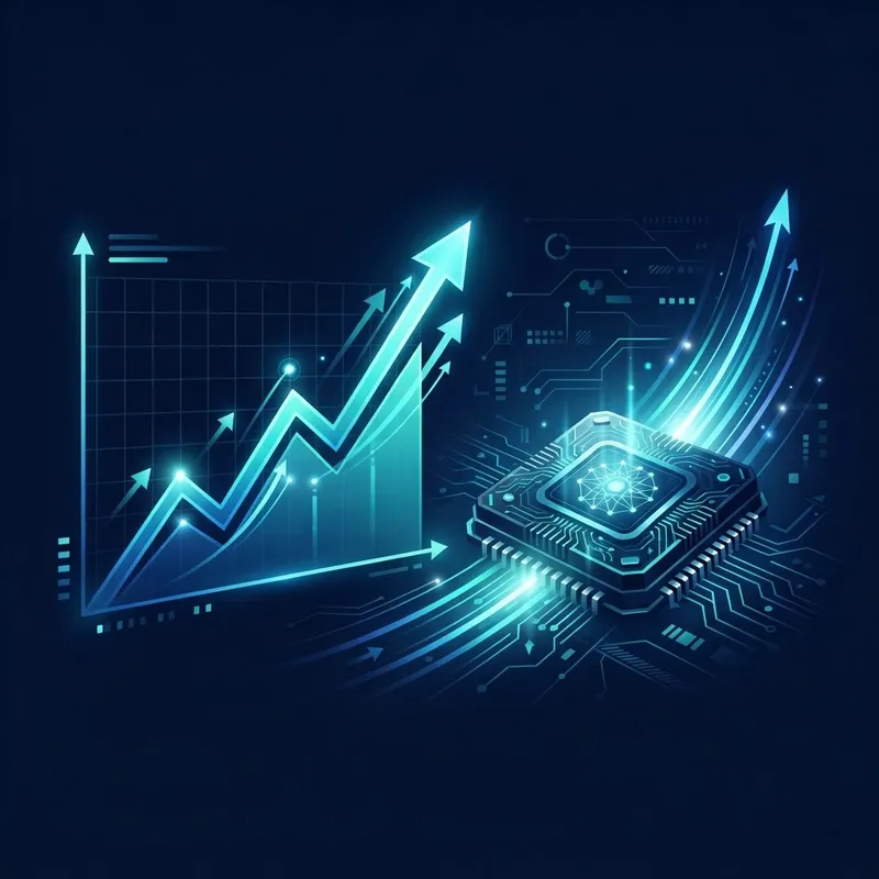 Threaded AI performance benefits with rising speed graph
