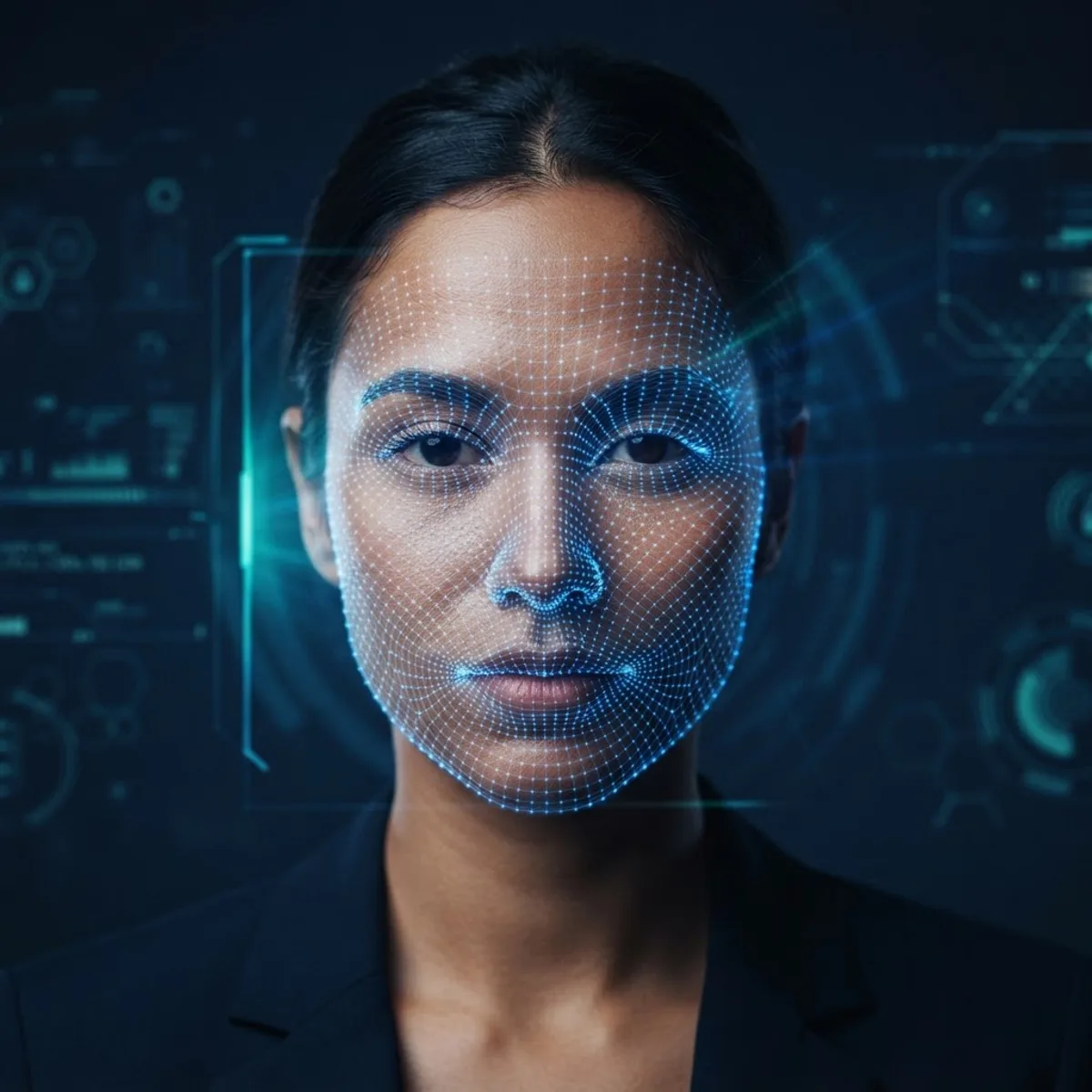 3D facial recognition using Time-of-Flight depth mesh