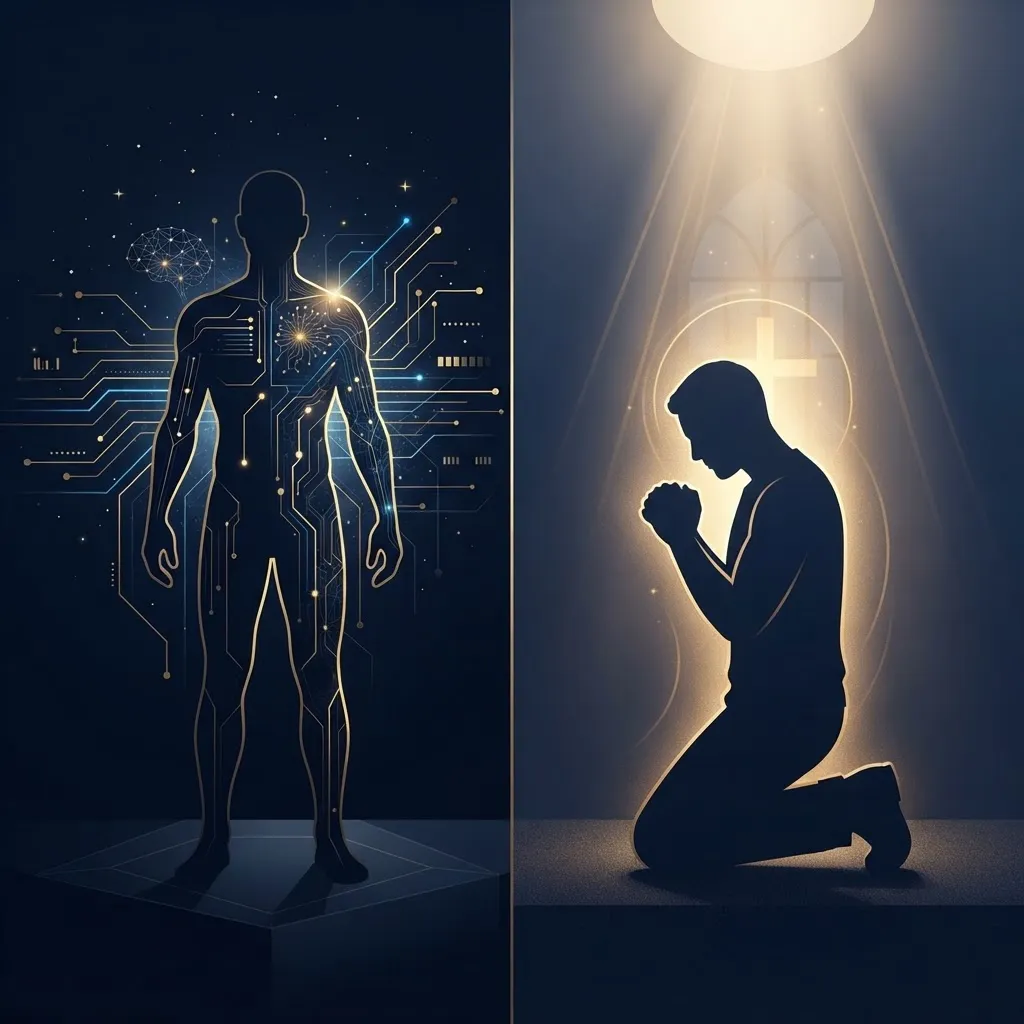 Transhumanism versus Christian faith contrast