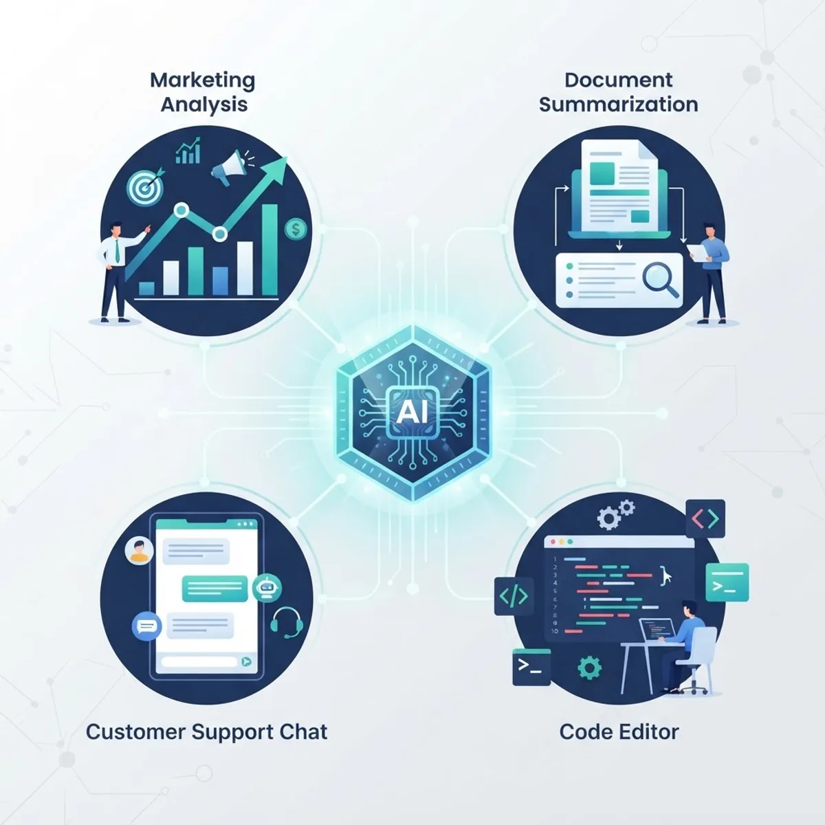 Multiple Unde AI use cases across industries