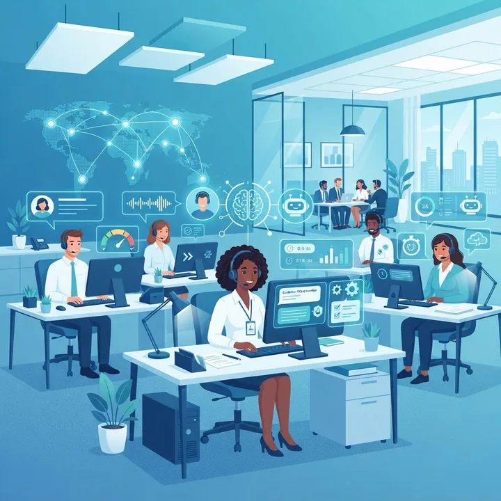 Uniphore contact center automation with AI agent assist