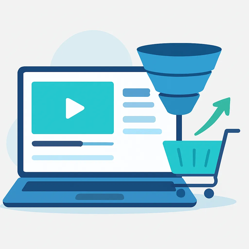 Video marketing conversion and engagement improvements on landing pages
