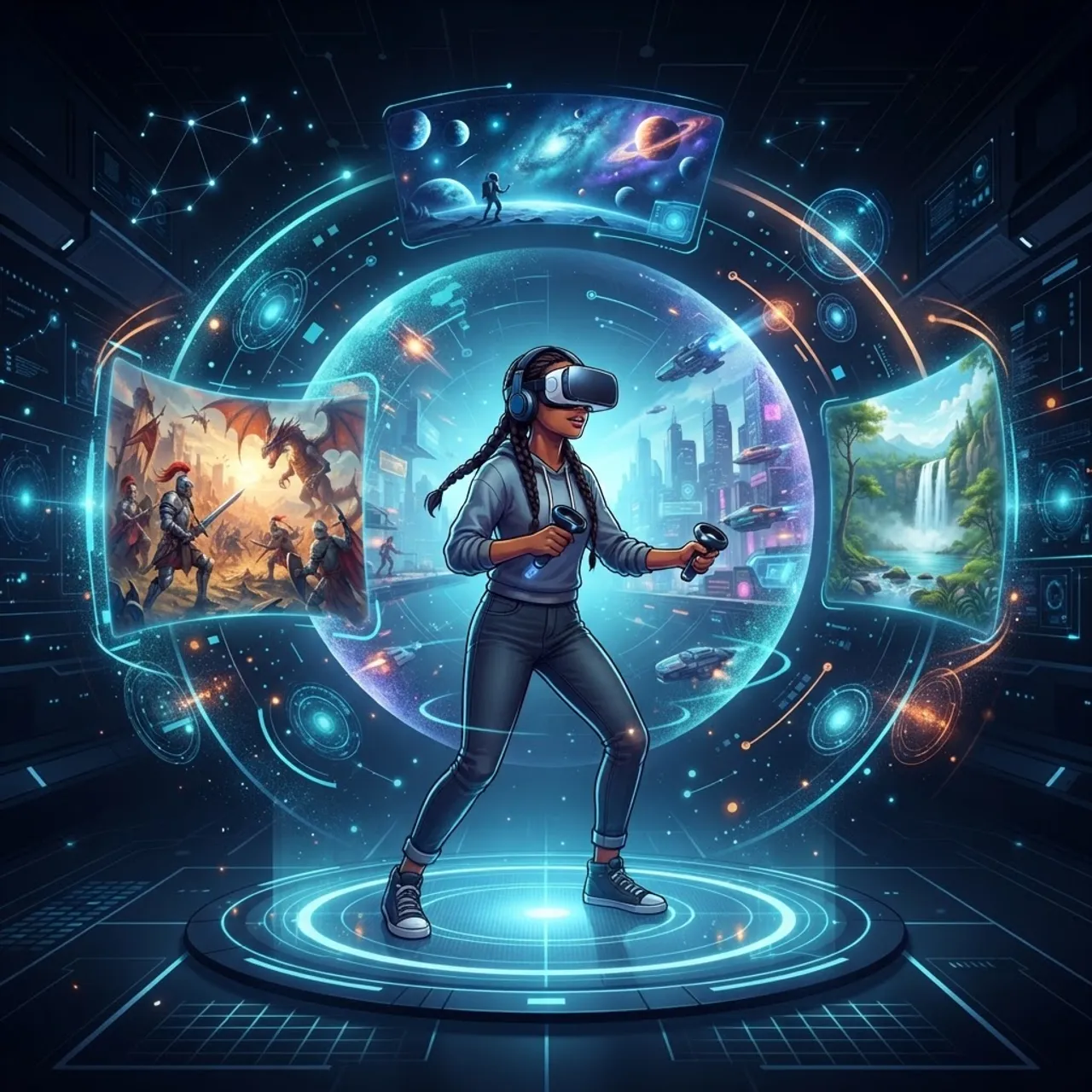 Virtual reality immersive storytelling