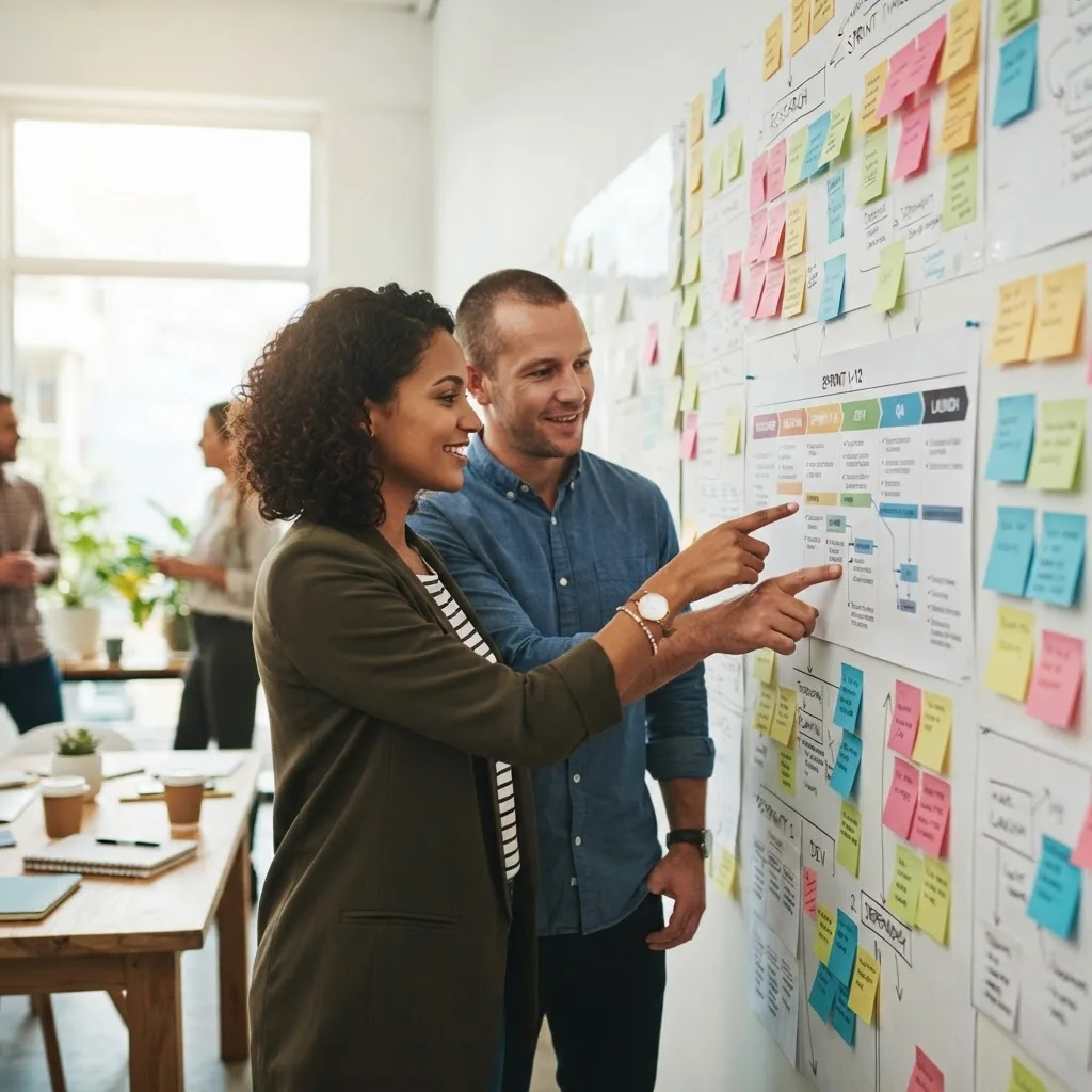 Web application development process timeline and sprint planning