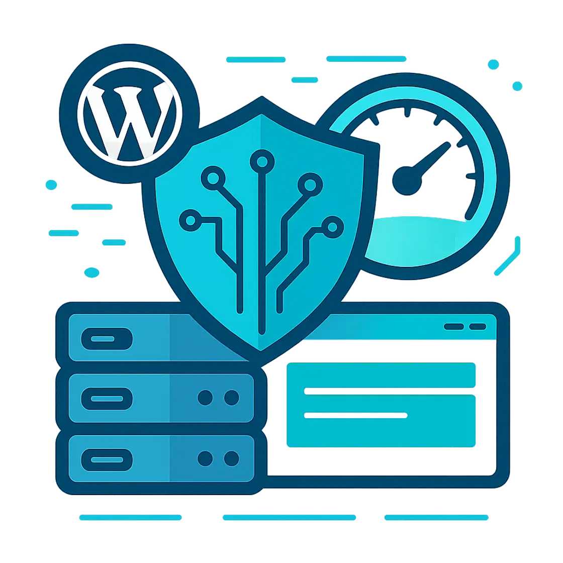 WordPress website security and performance powered by AI