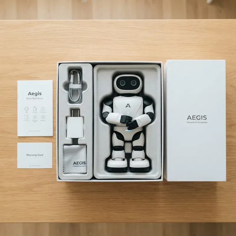 Zeeboinc robot unboxing and setup layout